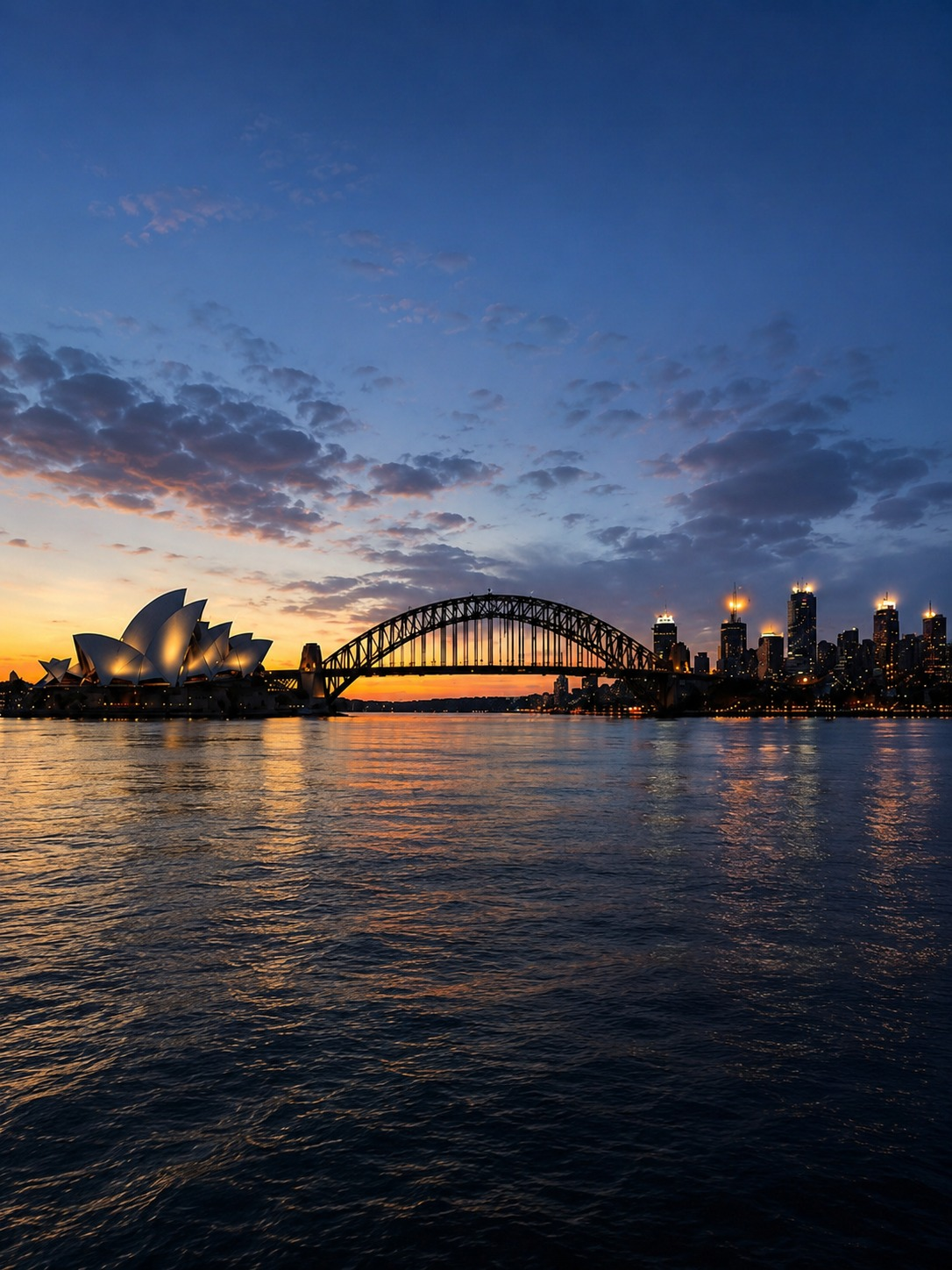 Sydney Opera House and Harbour Bridge